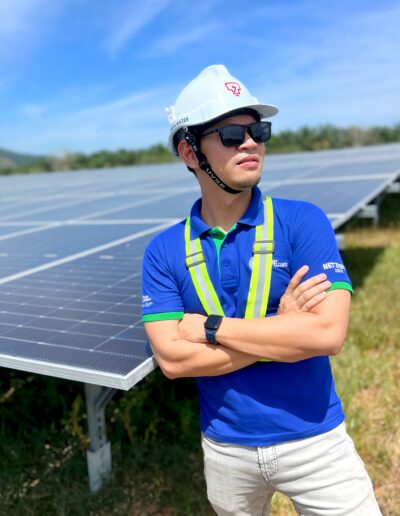 Site inspection and operational visit at TNB Bukit Selambau Solar Farm.